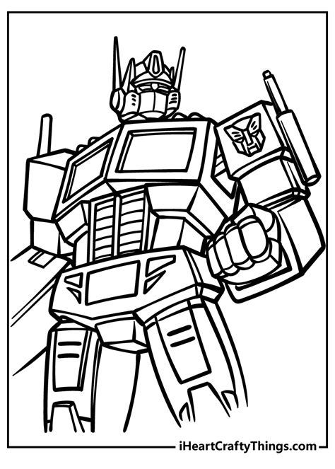 kids coloring pages transformers