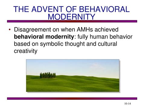 advent  behavioral modernity refer