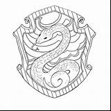 Slytherin Hogwarts Crest Escudo Emblems Serpentard Colouring Hufflepuff Lineart Getcolorings 1300 Pottermore Gryffindor Quidditch Crests Celebrando Gcssi sketch template