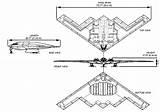 Northrop Spirit Aircraft B2 Bomber 3view Wing Wingspan Specifications Ft Models Length Height sketch template