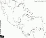 America Central Mexico Mapa Map Centroamerica Coloring Para Colorear Dibujar Pages América Centroamérica Pintar Mapas Maps Imprimir Las Imagenes Choose sketch template