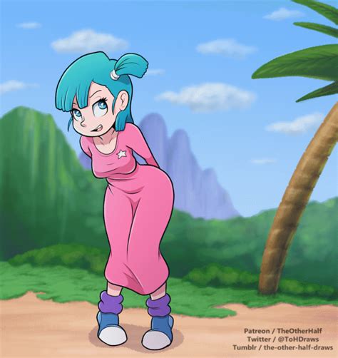 animation bulma flashing the goods by the other half on newgrounds