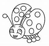 Ladybug Mariquita Joaninha Colorir Coccinelle Marieta Coloriage Mariquitas Mignonne Bonica Carino Joaninhas Stampare Acolore Dibuix Calcar Dibuixos Peques Tic Clipartmag sketch template