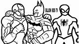 Batman Spiderman Vs Drawing Coloring Pages Paintingvalley sketch template