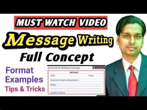 write  message message writing format message writing  tips  tricks