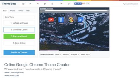 create   google chrome theme techlila