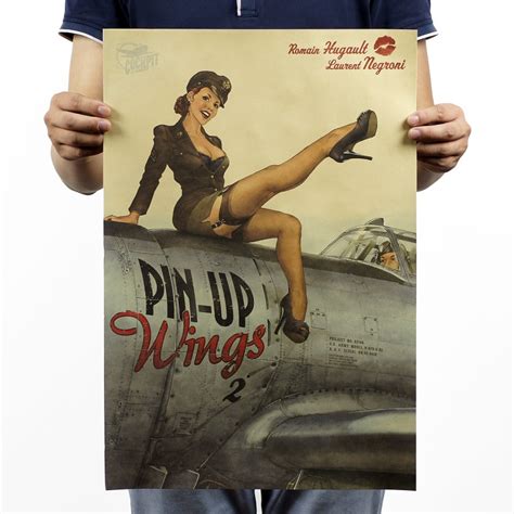 Retro Pin Up Sexy Dame Usa Film Kraft Papier Poster Home Decor Vintage