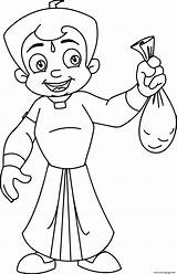 Bheem Coloring Pages Chota Chhota Krishna Choota Printable Gold Kids Cartoon Worksheet Book Searches Recent Color Getdrawings Template sketch template