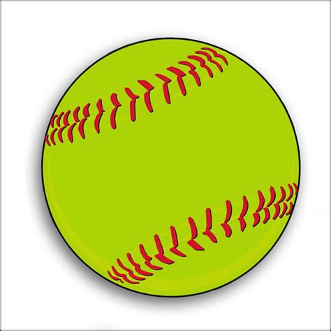 softball ball logo softball logo  ball softball ball clipart