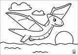 Dinosaurs Pterodactyl Amaxkids Mms sketch template
