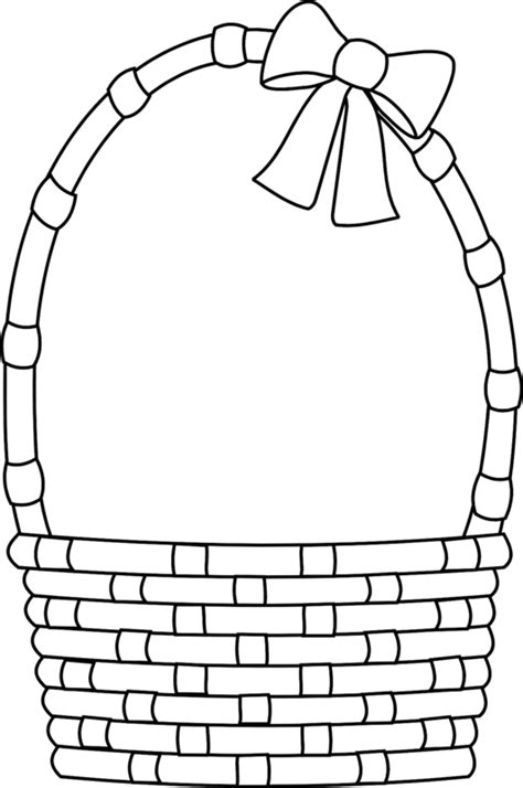easter basket templates clipart