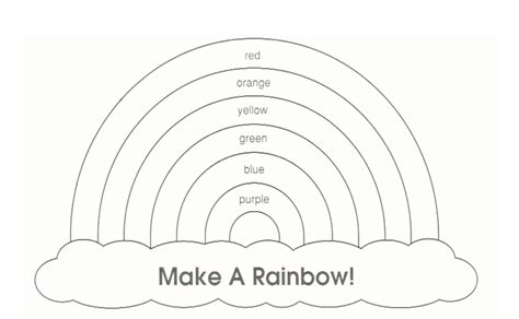 printable large rainbow template