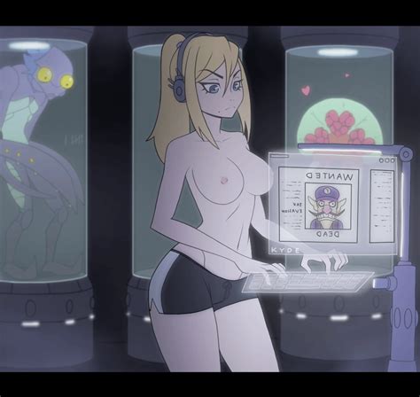 Rule 34 1girls Animated Blonde Hair Color Colored Detailed Background