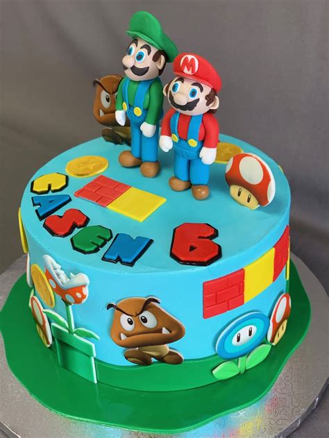 super mario birthday cake skazka cakes