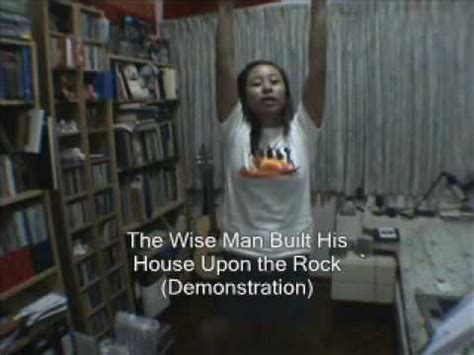 wise man built  house   rock demonstration youtube