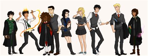 Argo Ii Crew At Hogwarts Percy Jackson Crossover Percy