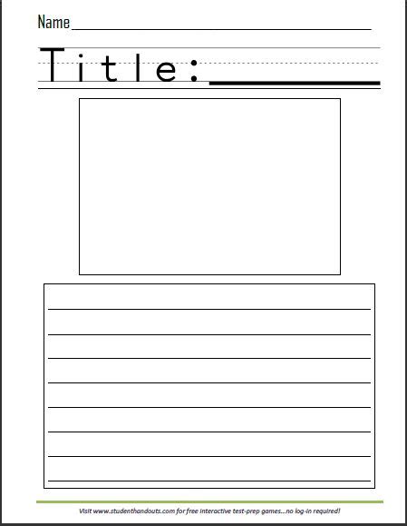 write  story sheet  kids  picture box  kindergarten