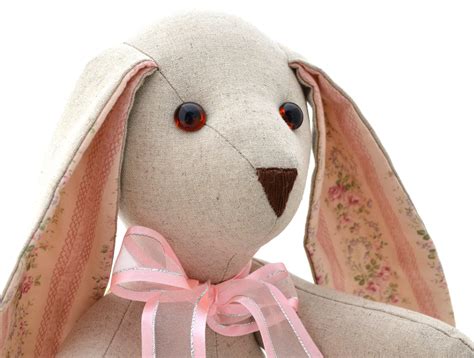 long ear stuffed bunny sewing pattern sewenir