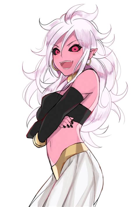 android 21 and majin android 21 dragon ball and dragon ball fighterz drawn by kyou ningiou