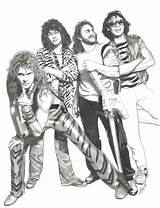 Halen Van Rock Eddie Deviantart Cartoon Band Choose Board Roll Music sketch template