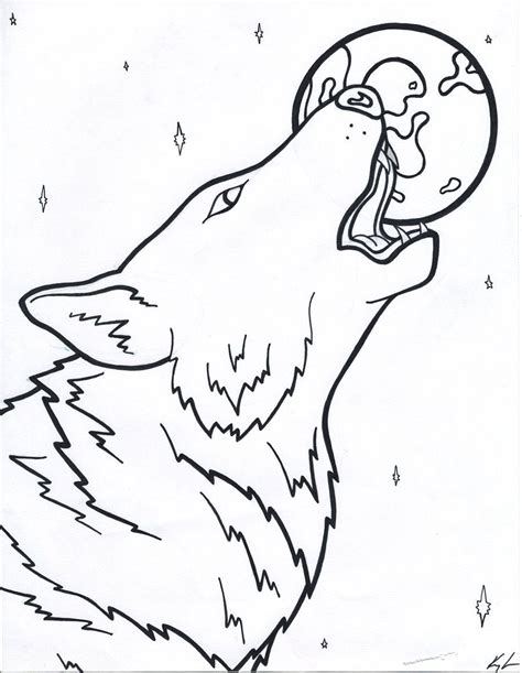 werewolf coloring page  hos undergrunnen