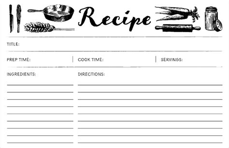 downloadable recipe card templates adobe acrobat