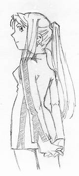 Winry Shan Rockbell sketch template