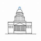Capitol Semicircle Drawinghowtos sketch template