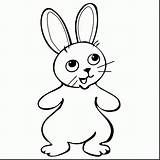 Bunny Cute Baby Drawing Coloring Pages Rabbit Getdrawings sketch template