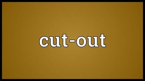 cut  meaning youtube