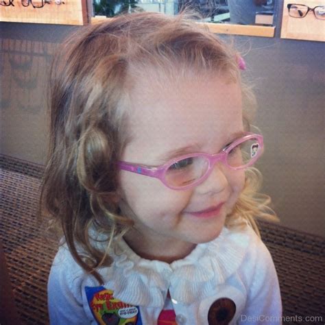 Cute Girl With Pink Glasses