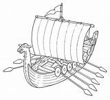 Drakkar Coloring Disegni Bambini Viking Vichinghi Midisegni Colorare Designlooter Storia sketch template