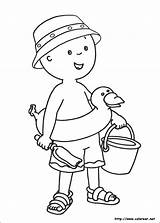 Caillou sketch template