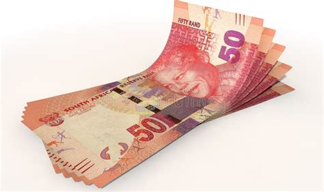 rand bank notes spread fotografia stock immagine  banca