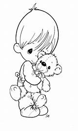 Coloring Pages Kids Boys Sheets Stamps Digital Books Angel sketch template