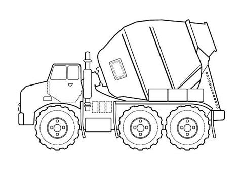 cement truck coloring pages   truck coloring pages coloring