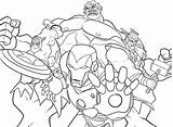 Avengers Coloring Pages Printable Kids Everfreecoloring sketch template