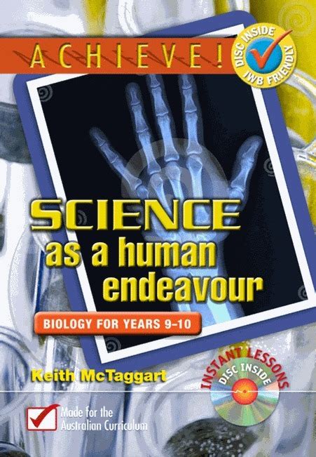 achieve science as a human endeavour biology years 9 10 blake