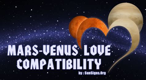 Mars Venus Compatibility Sun Signs