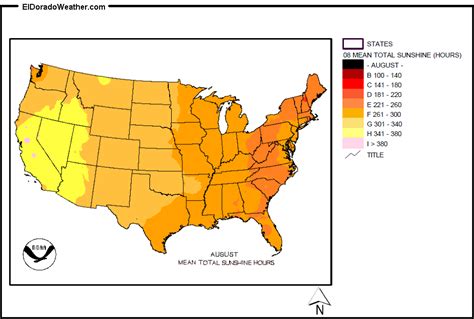 United States Yearly [annual] And Monthly Mean Total Sunshine Hours