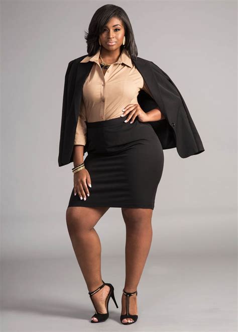 Plus Size Suiting And Wear To Work Options With Ashley Stewart Dressed
