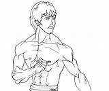Bruce Lee Coloring Pages Drawings Sketch Easy Getcolorings Color Printable Template Next Print sketch template