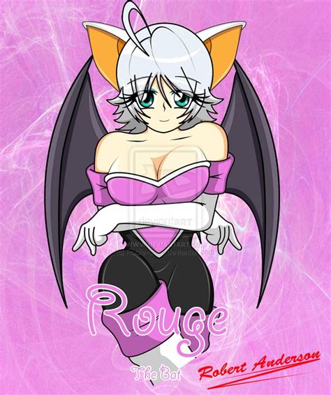 Rouge The Bat Rule 34 Rouge In Human Form Coloured 2 By