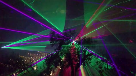 drone footage  laser show   eden project youtube