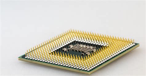 stock photo  chip chipset closeup