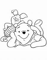 Piglet Pooh Coloring Pages Bear Cute Drawing Posing Printable Getdrawings Kids sketch template