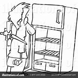 Refrigerator Clipart Cartoon Illustration Toonaday Royalty Clipartmag Rf sketch template