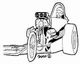 Drag Car Drawing Race Getdrawings sketch template