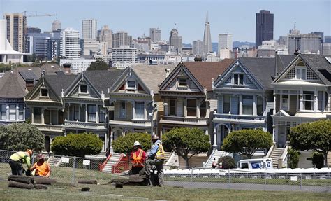 Alamo Square Park Neighbor Of Painted Ladies Reopening
