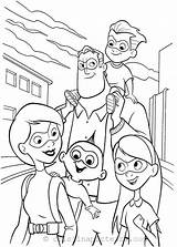 Incredibles Coloring Pages Family Happy Printable Drawing Kids Sheets Sheet Disney Color Getcolorings Getdrawings Super Cartoon Choose Board Colornimbus Colo sketch template